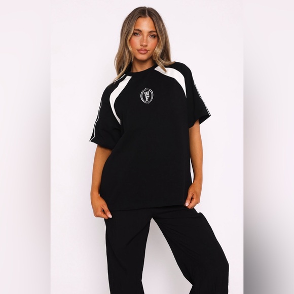 White Fox Boutique you’re out of luck oversized tee black size XS/S - Picture 2 of 10
